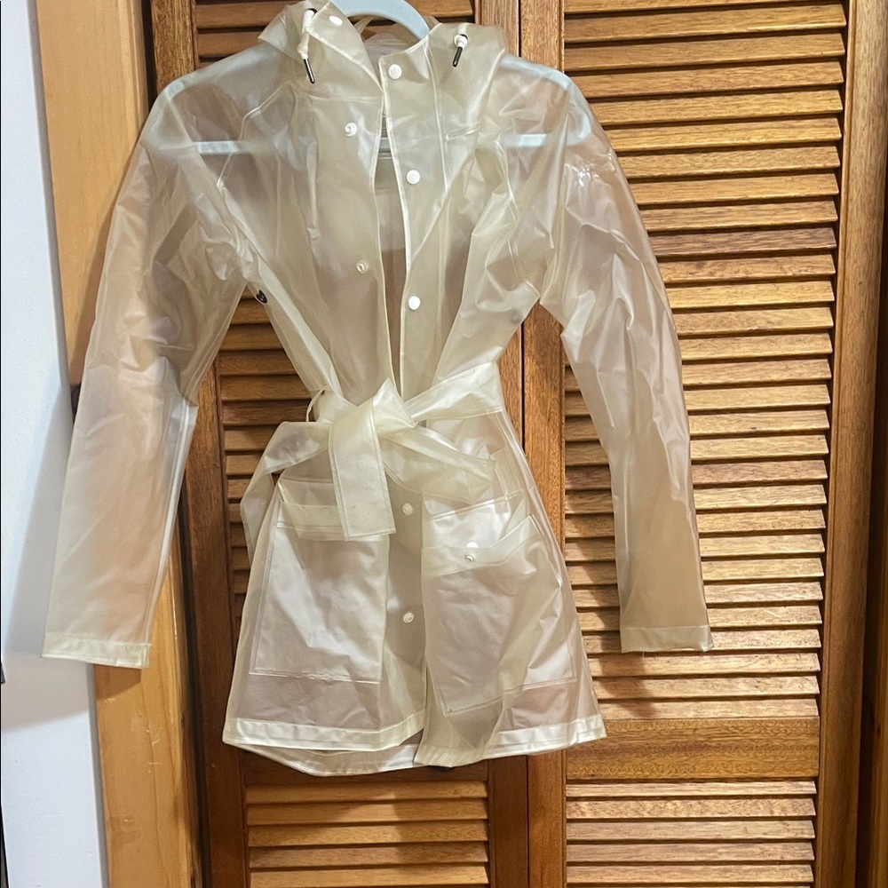Helly Hansen Small Ladies Transparent Raincoat with Belt